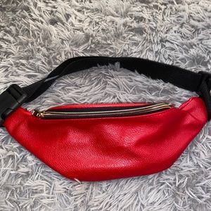 Red Fanny Pack